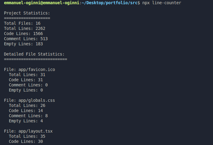 Line-counter-cli